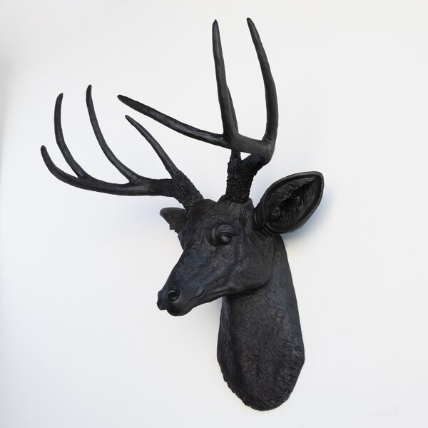 Geometric Stag Head Wall Mount Copper Effect Concept Furnishings