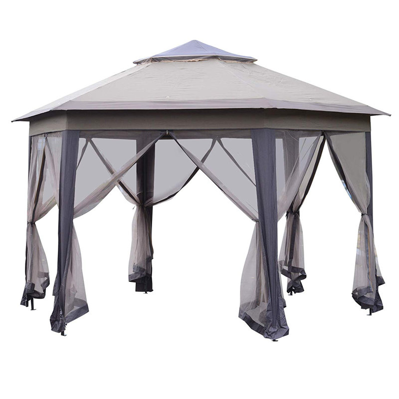 Dakota Fields Milanna 2m x 2m Metal Patio Gazebo & Reviews | Wayfair.co.uk