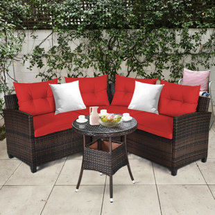 smith & hawken eldridge wicker patio club chair with sunbrella cushions