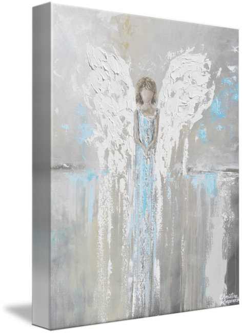 Red Barrel Studio Sweetest Angel Acrylic Painting Print On