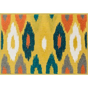 Terrace Yellow Area Rug