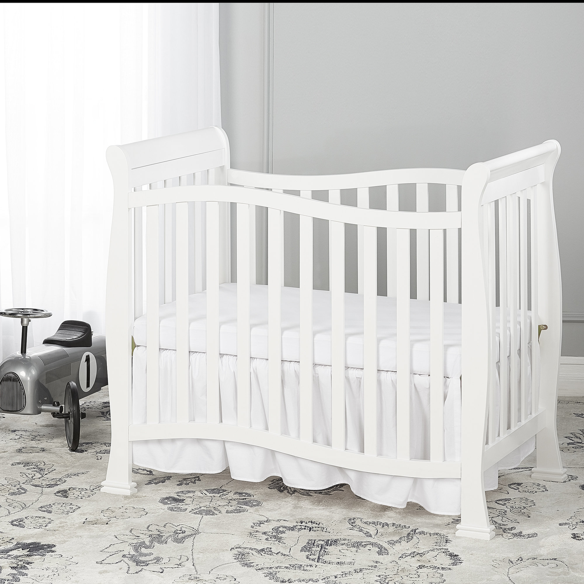 Dream On Me Piper 4 In 1 Convertible Mini Crib Reviews Wayfair