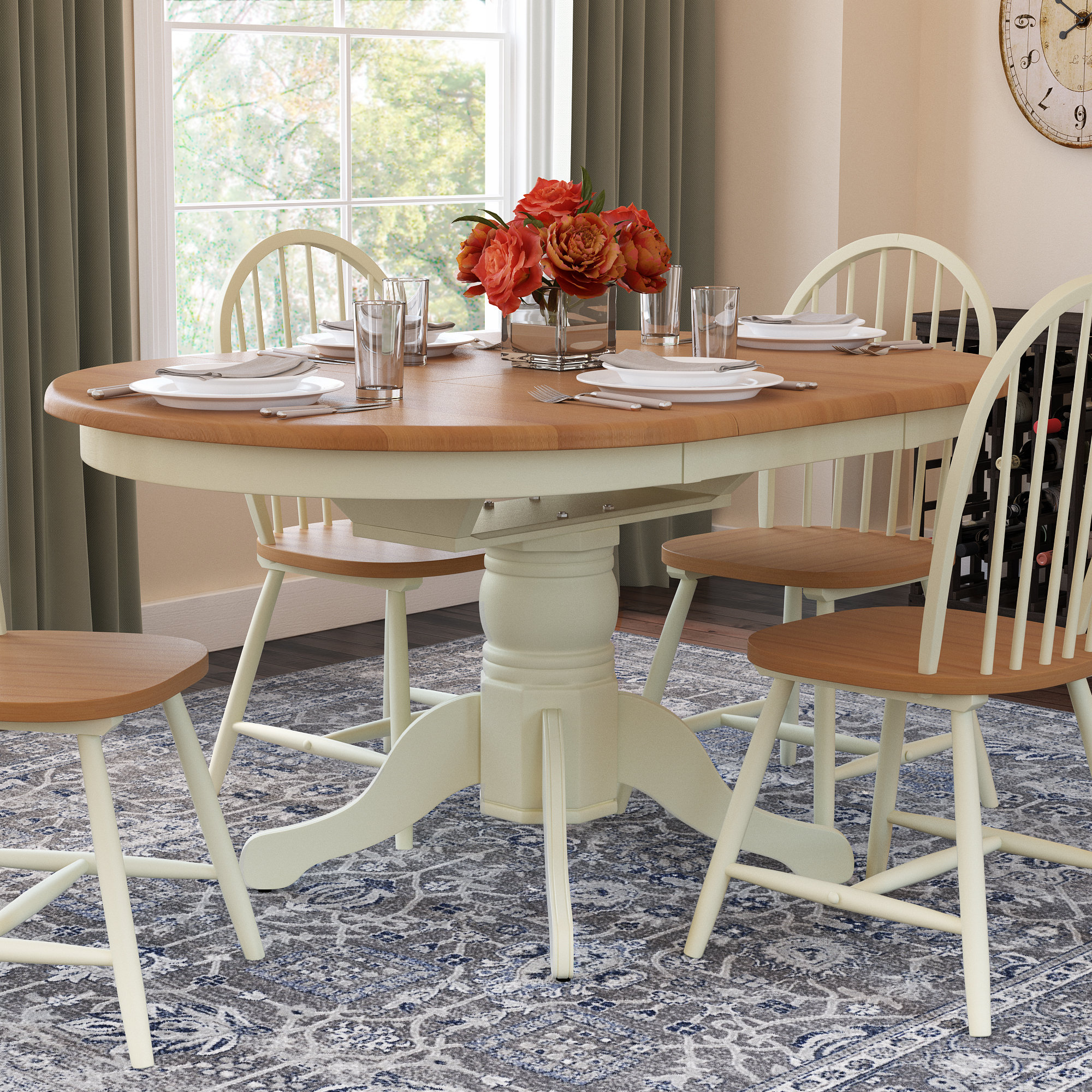 Fleur De Lis Living Fast Extendable Dining Table Reviews Wayfair Co Uk