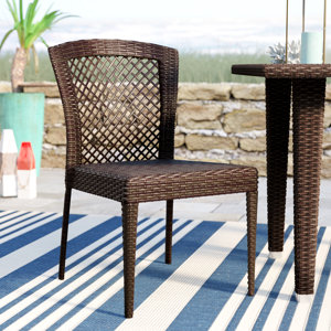 Caraquet Stacking Patio Dining Chair (Set of 2)