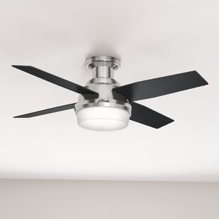 44 Dempsey Low Profile 4 Blade Ceiling Fan With Remote Light Kit Included