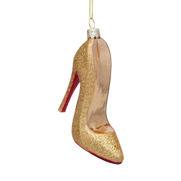 The Holiday Aisle® High Heel Shoe Hanging Figurine Ornament | Wayfair