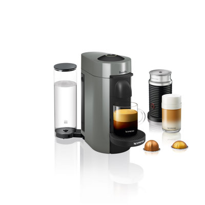 Nespresso VertuoPlus Bundle Pod Coffee  Espresso Maker Nespresso Color Gray
