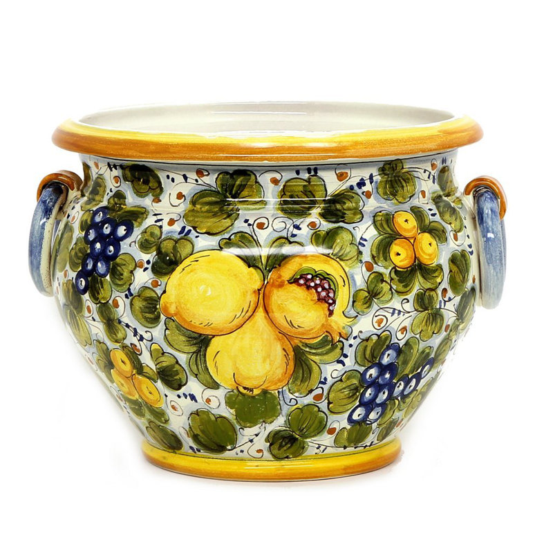 Fleur De Lis Living Ashcraft Ceramic Pot Planter Wayfair