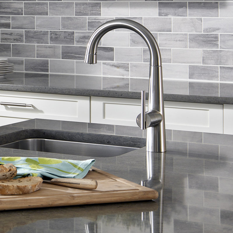 american standard edgewater pull-down kitchen faucet with select american standard edgewater pull-down kitchen faucet with select