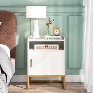 26 inch high bedside table