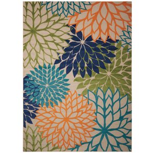 Nathalie Cream Indoor/Outdoor Area Rug