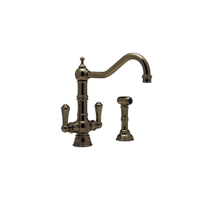 Perrin Rowe Perrin And Rowe Double Handle Kitchen Faucet With