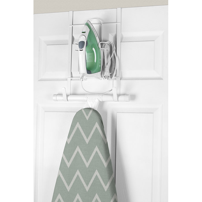 Over The Door Iron And Ironing Board Holder