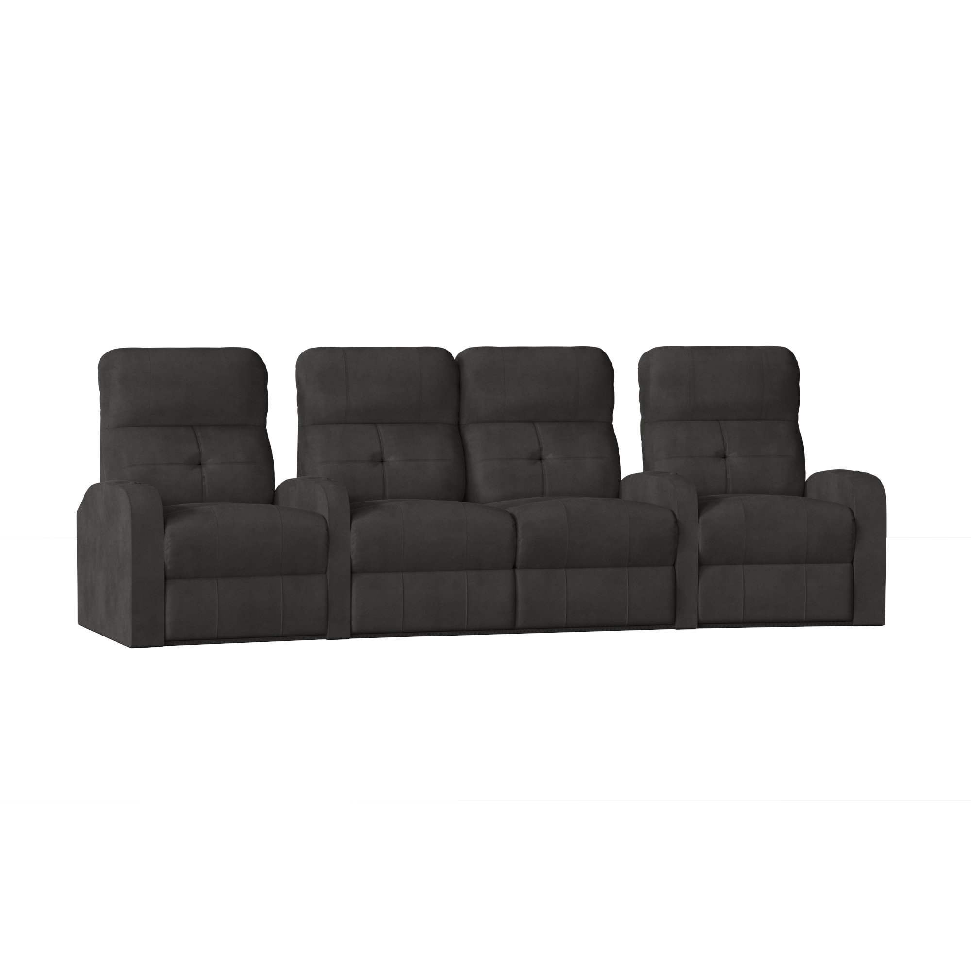 Latitude Run® 124'' Wide Home Theater Seating with Cup Holder Wayfair