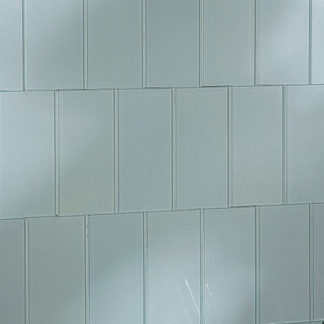 Aspect Glacier 3 X 6 Glass Peel Stick Subway Tile Kit In Gray