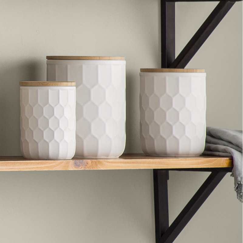 Scandinavian 3 Piece Kitchen Canister Set Reviews Joss Main