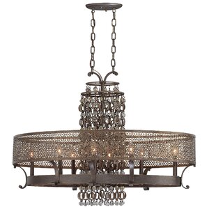 Ajourer 8-Light Drum Chandelier