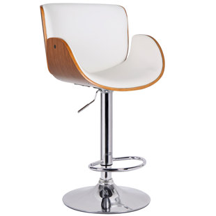 Adjustable Height Swivel Bar Stool by