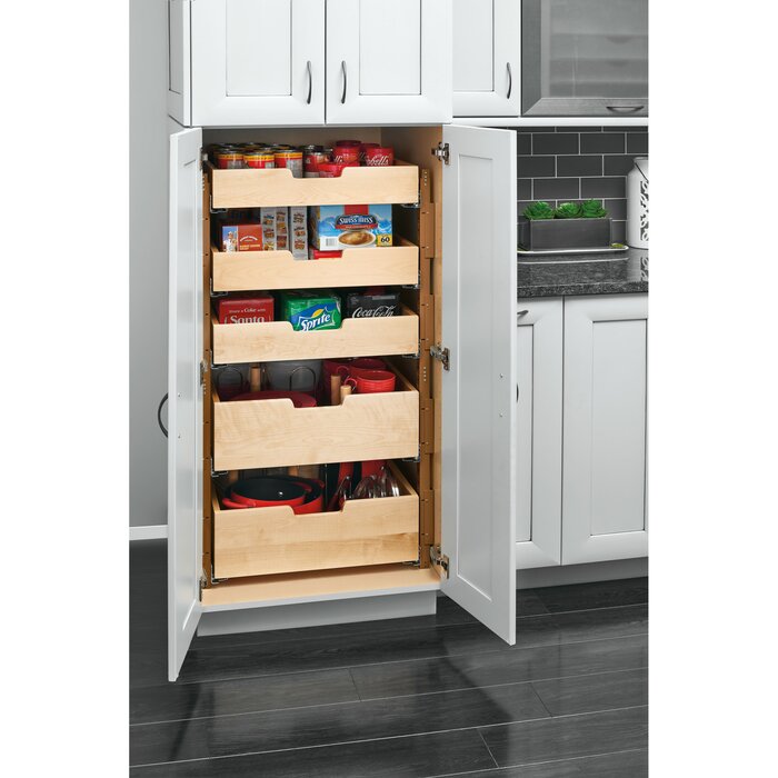 Rev A Shelf Pilaster System Pull Out Pantry Wayfair Ca