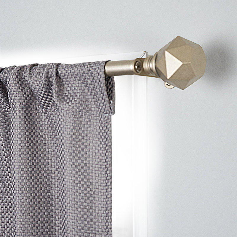 Darby Home Co Glines Swing Arm Curtain Single Rod And Hardware Set Reviews Wayfair Ca