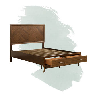 George Oliver Russ Storage Platform Bed Wayfair