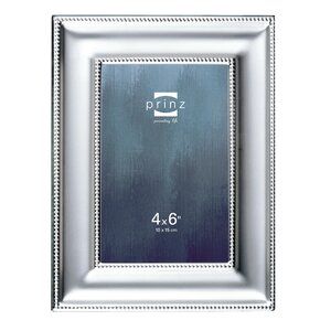 Silhouette Matte Silverplated Picture Frame