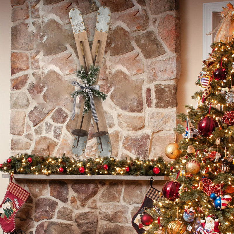 The Holiday Aisle Galvanized Christmas Sleigh Decorative Accent