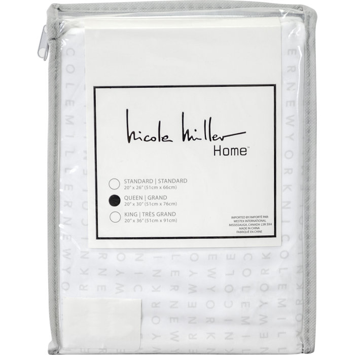 Nicole Miller Home Tencel Pillow Protector Wayfair Ca