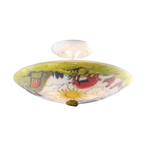 Kidshine 3-Light On The Farm Flush Mount