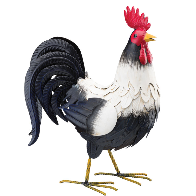 Regal Art Gift Rooster Metal Statue Wayfair Regal Art Gift Rooster Metal Statue