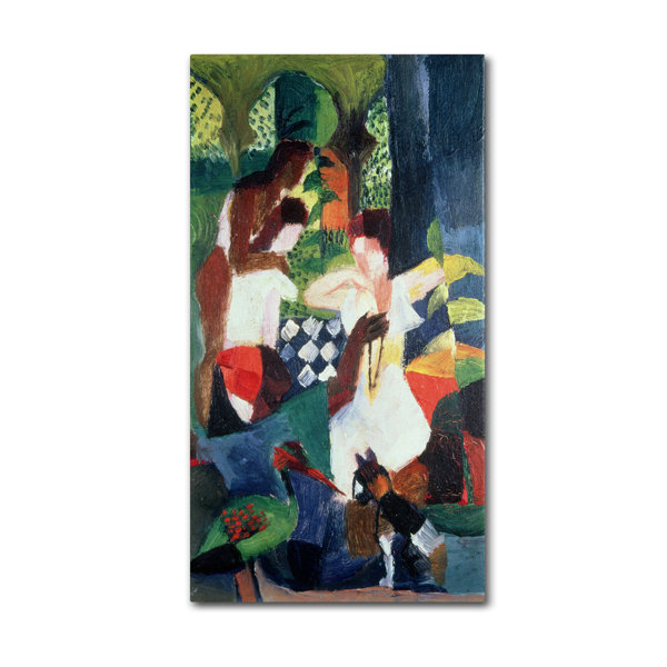 Trademark Art The Turkish Jeweller By August Macke Painting Print On Wrapped Canvas Wayfair