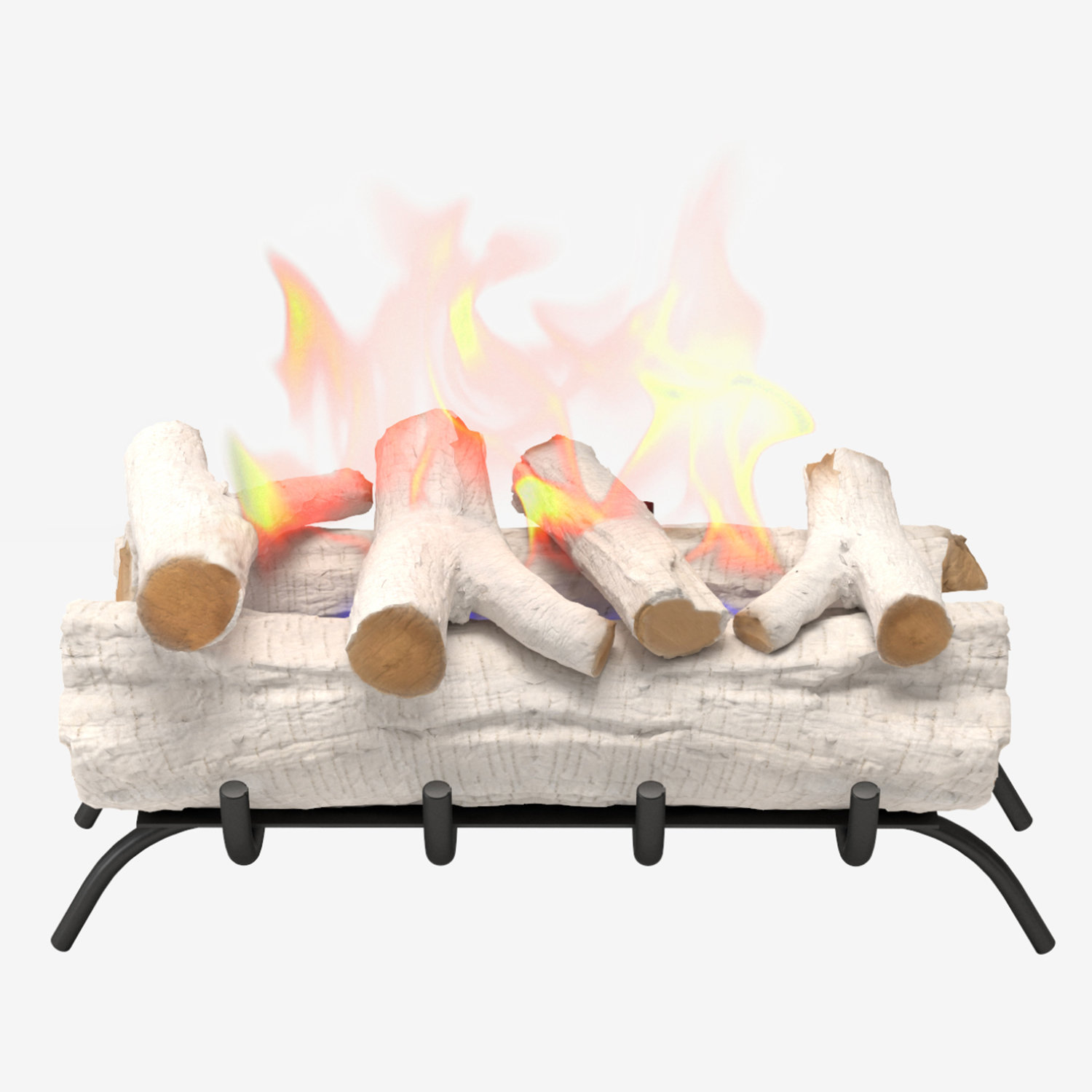 RegalFlame 12 Piece Convert to Ethanol Fireplace Propane Gas Log Set