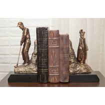 Bookend for Shelves Figurines Statue Desktop Decoration Gift Idea Set of 2