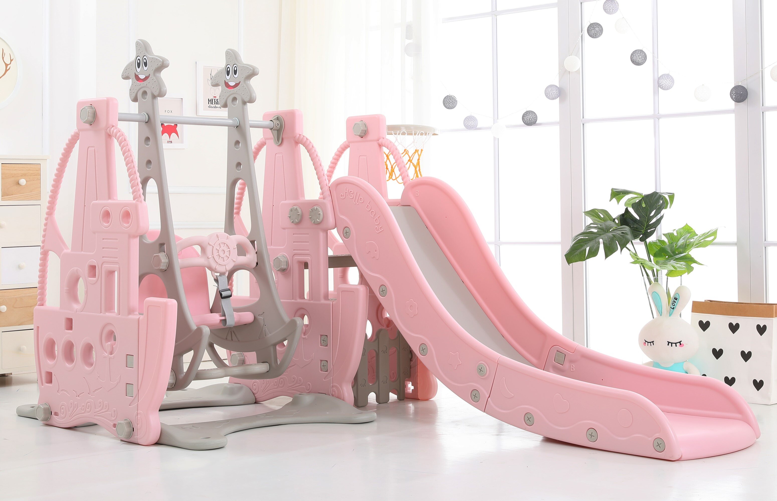 Pink Indoor Slide | atelier-yuwa.ciao.jp