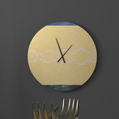 Plotinus Wall Clock Ebern Designs Size: Medium