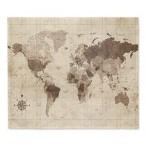 World Map Tapestries Wayfair