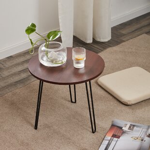 round hairpin coffee table