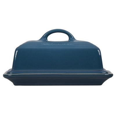 Le Creuset Heritage Butter Dish Le Creuset Color Deep Teal