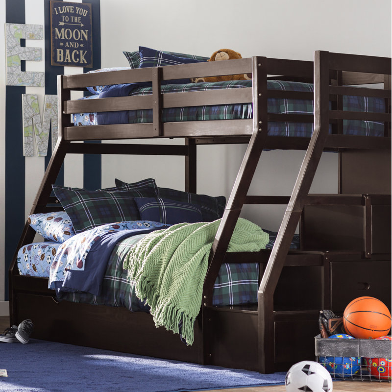 Viv Rae Reece Twin Over Full Bunk Bed With Trundle And Drawers