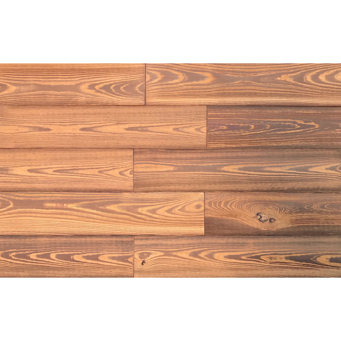 Smartpaneling 5 Reclaimed Solid Wood Wall Paneling In Gold Wayfair