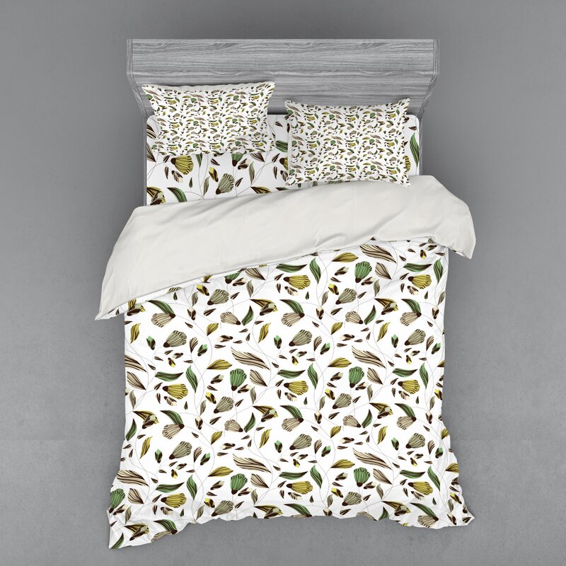 East Urban Home Floral Duvet Cover Set Wayfair