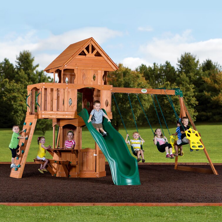 wayfair wooden playsets