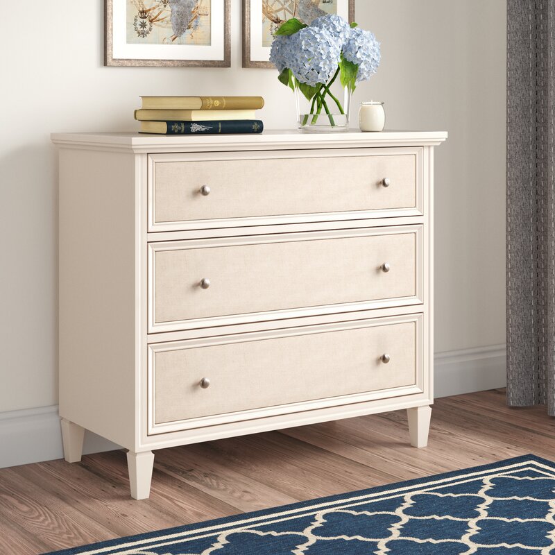 Charlton Home Magdaleno 3 Drawer Dresser Reviews Wayfair