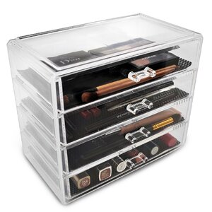 4 Drawer Makeup Cosmetic Organizer