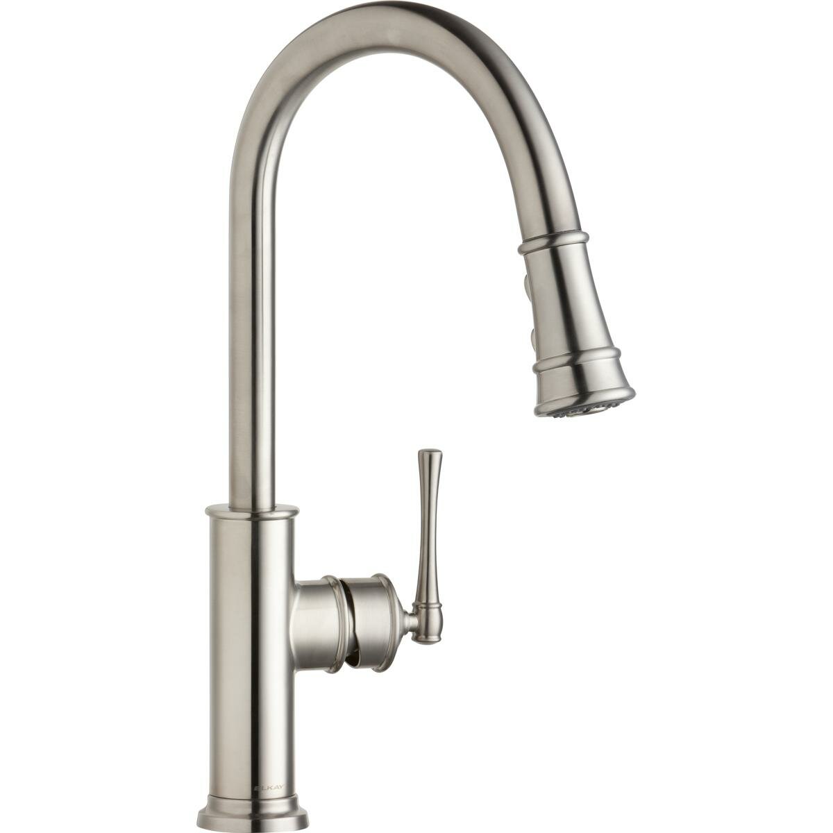 Elkay Explore Pull Down Single Handle Kitchen Faucet Reviews Wayfair   Explore Pull Down Single Handle Kitchen Faucet 