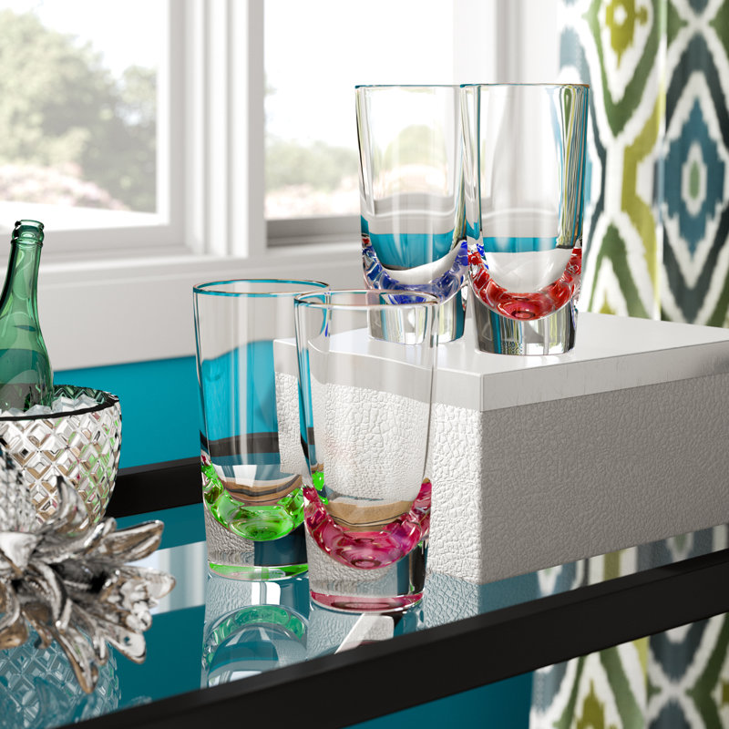 Set De 12 Verres MIAMIO - 6x370ml + 6x450ml - Verres Polyvalents Eau, Cocktails, Bière - Lave-vaisselle