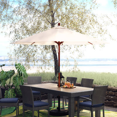 Beachcrest Home Dade City North 9 Half Market Umbrella Reviews Wayfair