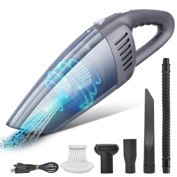 12V Car Vacuum Cleaner Sweeper Wet & Dry Handheld Home Portable Detachable 