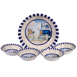 beach themed dinnerware sets