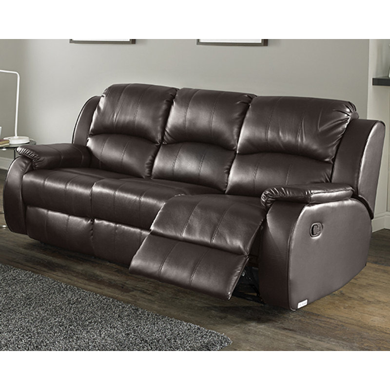 Brayden Studio Etna 3 Seater Reclining Sofa Wayfair Co Uk